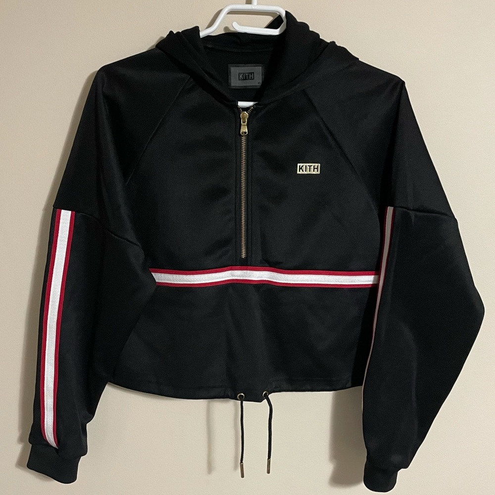 Kith 2 Piece Black Sport Tracksuit Set